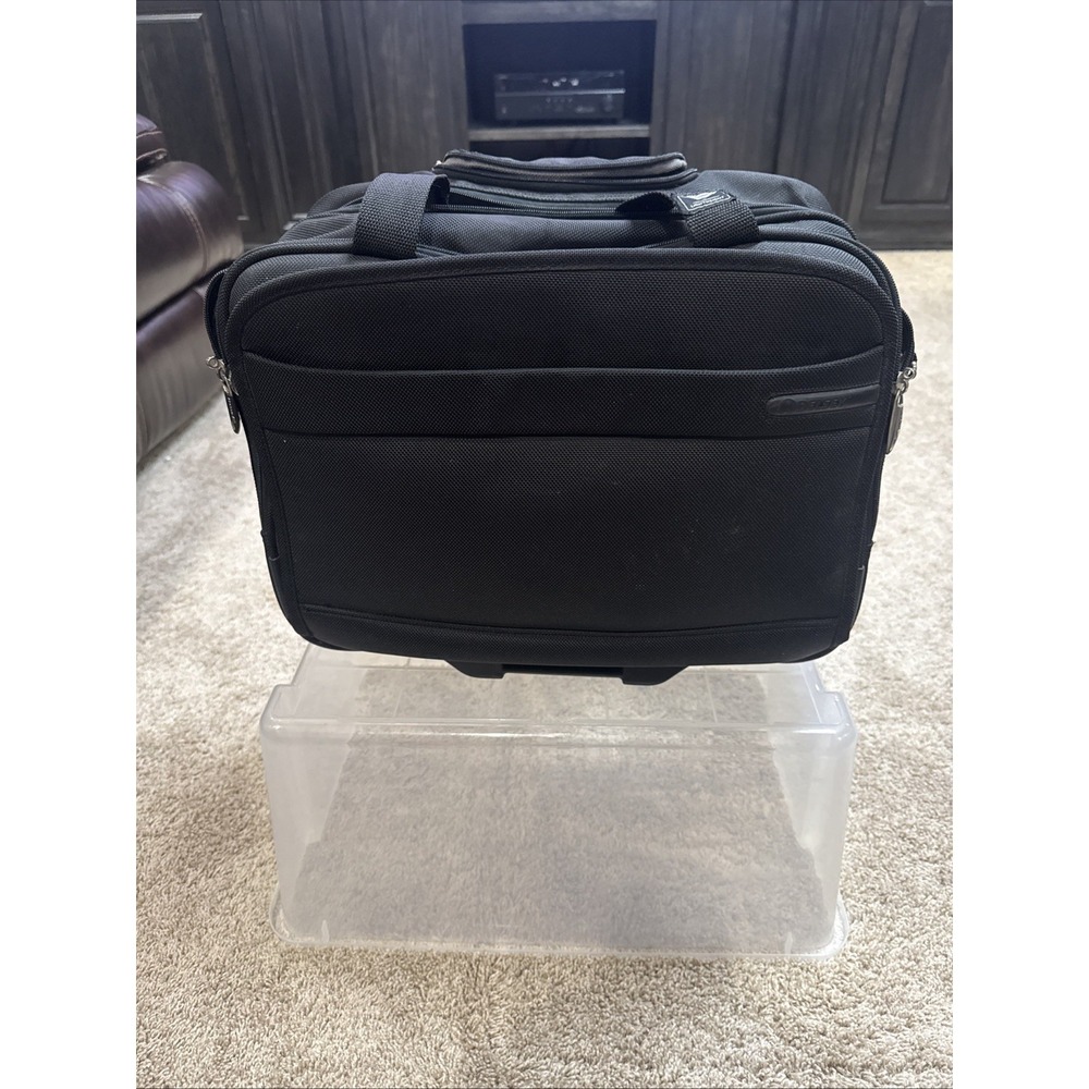 Delsey Rolling Overnight Travel Bag Carry On Under Seat Luggage Handle EXCELLENT